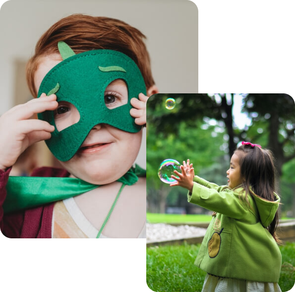 Home Day Care Hero Girls Bg